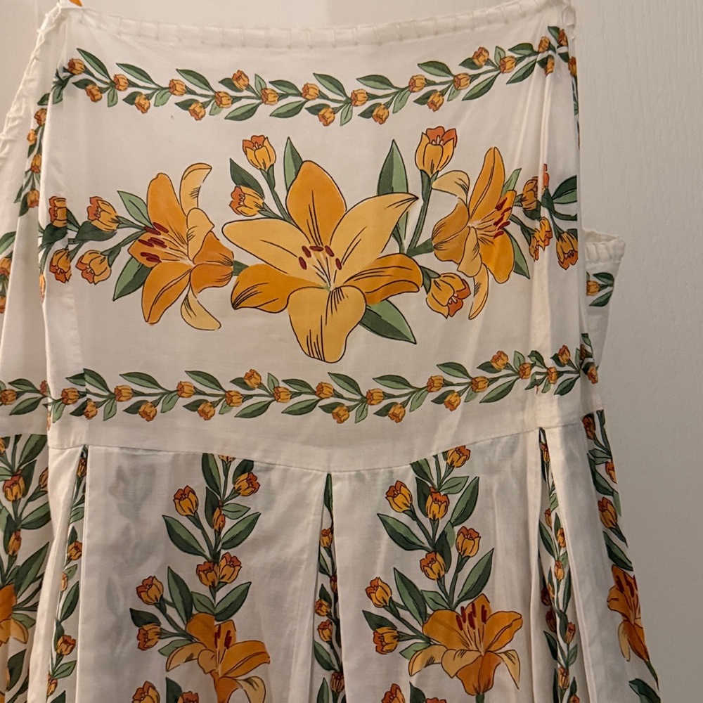 FarmRio - White and Yellow maxi dress - Picture 7 of 7